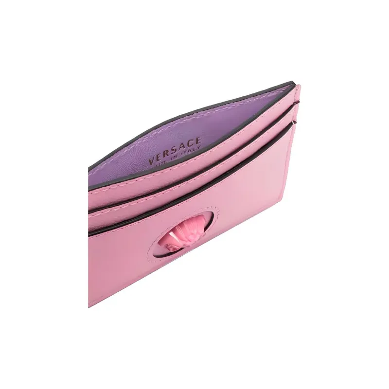 FANSIZHE Leather Wallets Card Holders Women's Pink-3