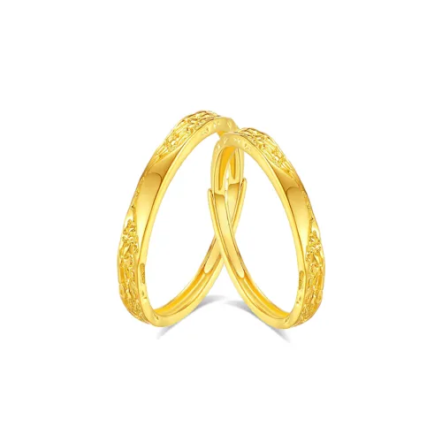 CHINA GOLD 999 Fine Silver Rings Unisex