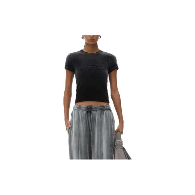 Alexander Wang Baby Tee Washed Nickel-1