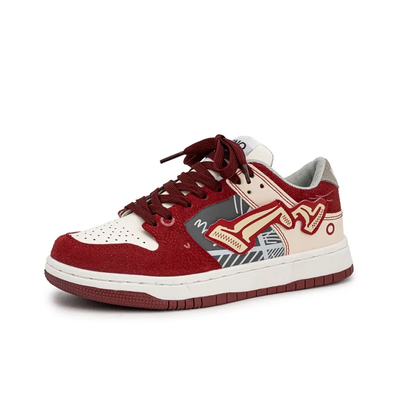 WELKIN&WZWJ Anti-Slip And Wear-Resistant Lightweight Height Increasing Low-Top Skateboard Shoes Unisex-2