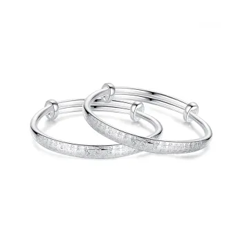 SHENGYALUO 999 Fine Silver Bangles Kids'
