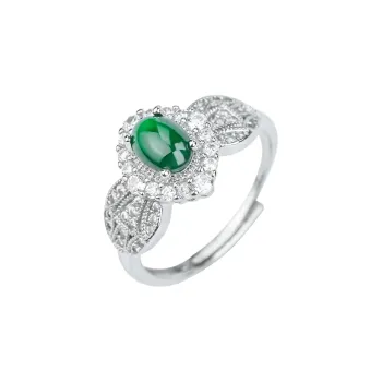 CUIYURIJI Ice Glutinous Jadeite Rings Women's