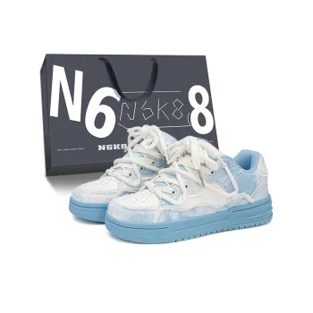 N6K8 Anti Slip Wear Resistant Low Top Skateboard Shoes Unisex