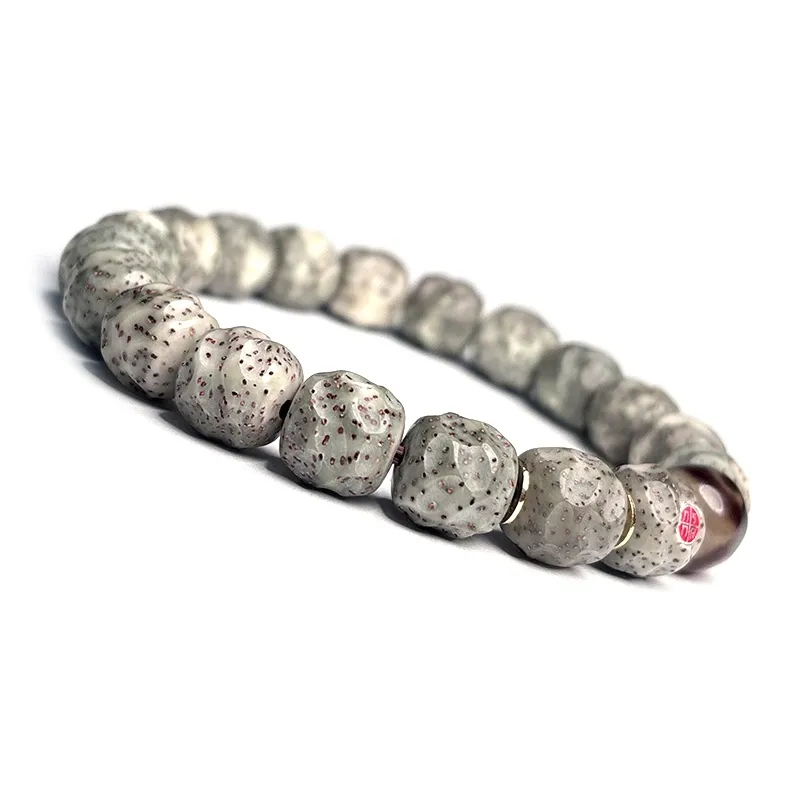 MOUNTAINS AND MANS Star Moon Bodhi Seeds New Chinese Style Good Luck Beaded Bracelet Unisex-6