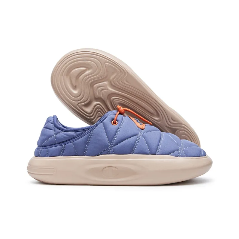 Champion Warm Low-Top Casual Shoes Women's Iron Blue/Fire Red-1