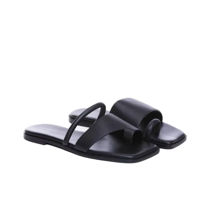Vic Matie Flip Flops Women's Black-3