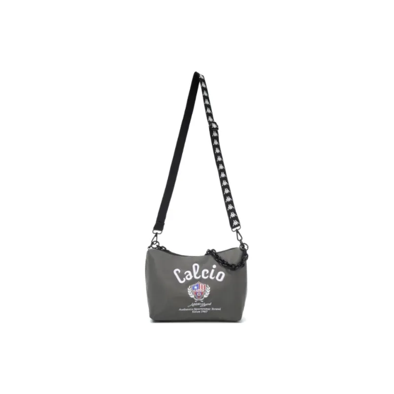 Kappa Fabric Crossbody Bag, Shoulder Bag Regular Unisex Gray-1