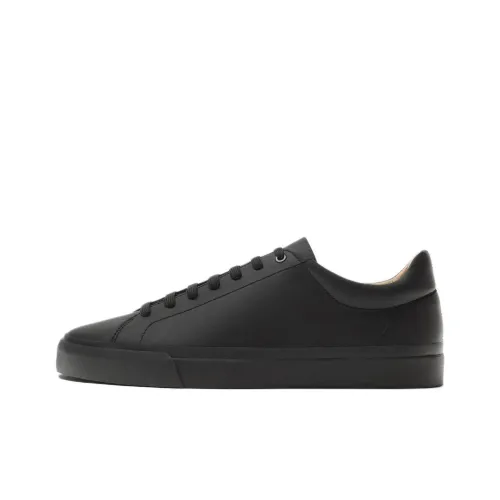 ZARA Low Top Skateboard Shoes Men's Black