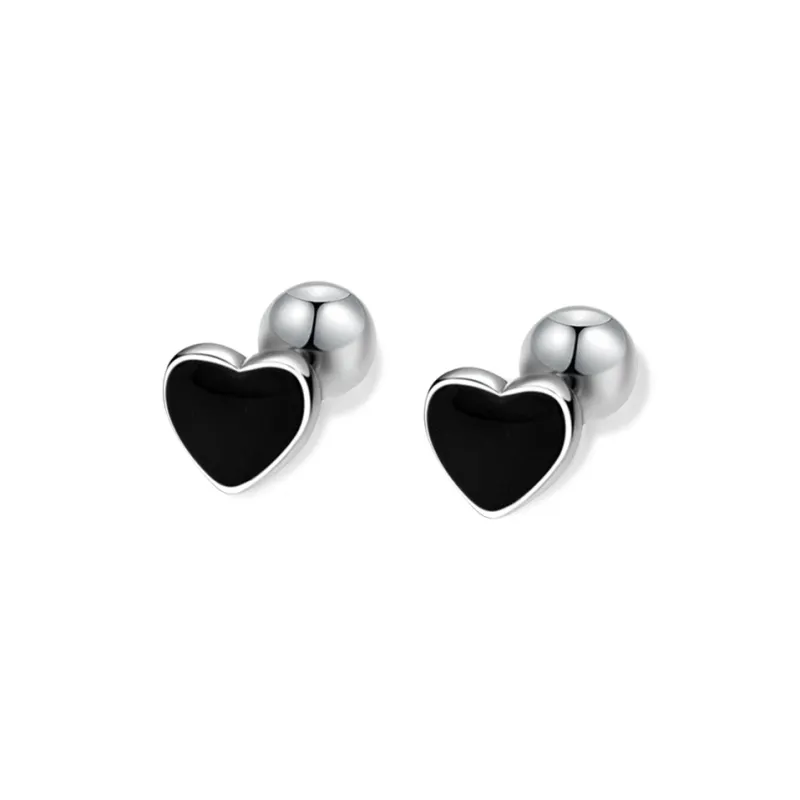 KIVA Sterling Silver Stud Earrings Unisex-10