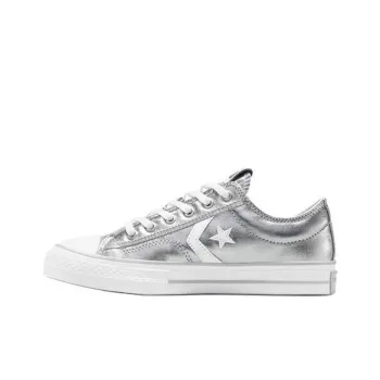 Star Player Women's Converse 76 Low 'Silver Metallic' Women's