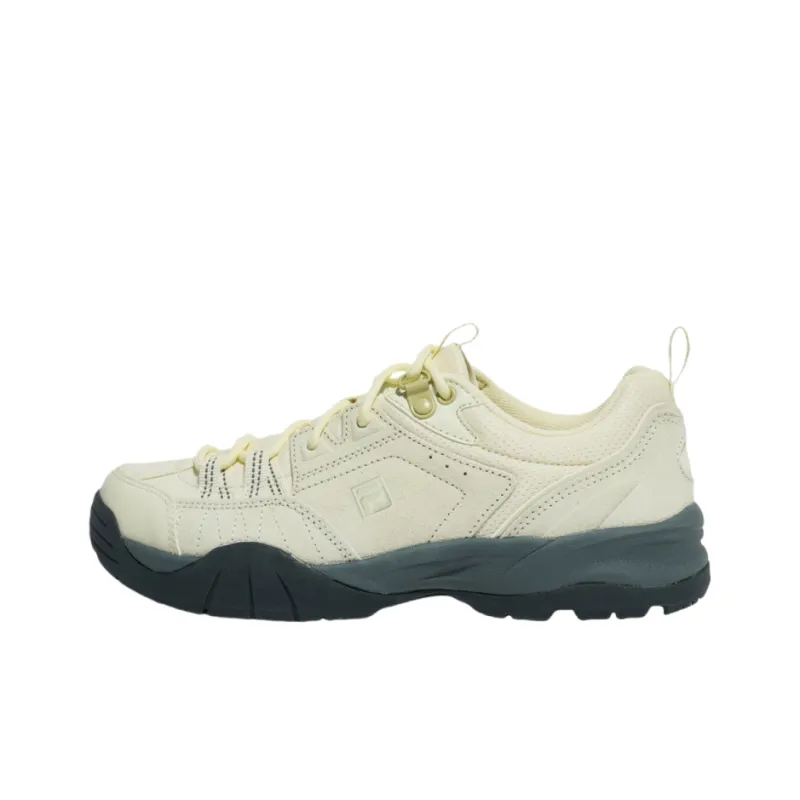 FILA Peyto Anti Slip Wear Resistant Low Top Casual Shoes Unisex Light Yellow-0