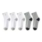 [5 Pack]White 3 Pack+Light Gray 2 Pack