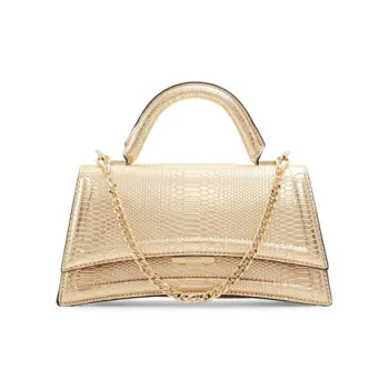 ALDO Artificial Leather Handbag Medium Size Women's Gold