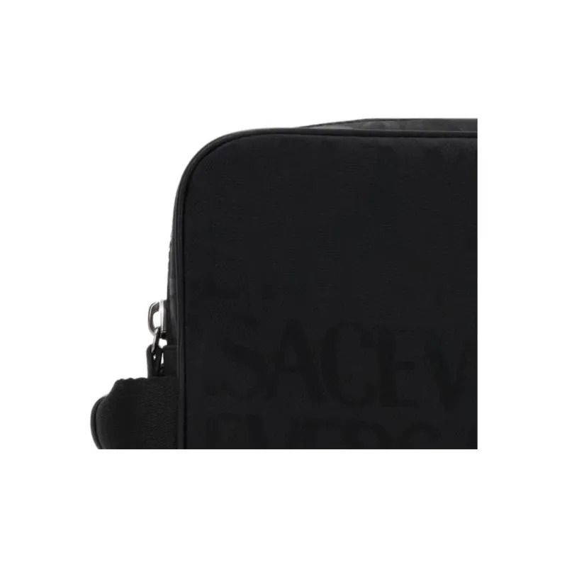 FANSIZHE Nylon Beauty Bag, Makeup Bag Men's Black-3