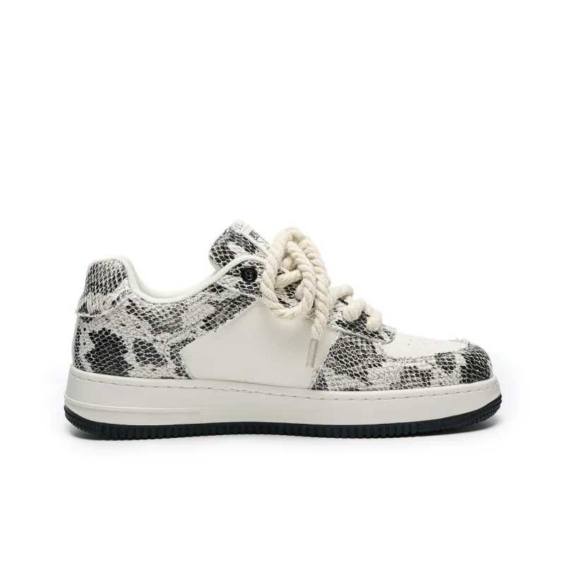 LAZY BONS Slip Resistant, Abrasion Resistant, Breathable, Height Increasing Low Top Skateboard Shoes Unisex-11