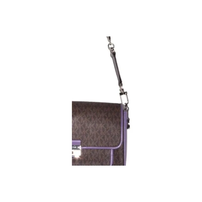 MICHAEL KORS Artificial Leather Crossbody Bag Shoulder Bag Small Size Women's Purple-3