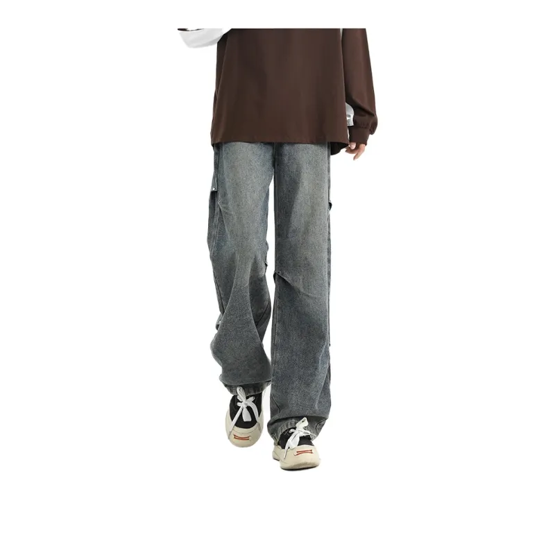 PAINT STAIN Jeans Unisex Dark Purple-31