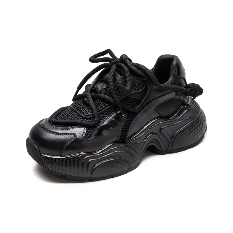 MATA Height Increasing Low Top Chunky Sneakers Women's-5