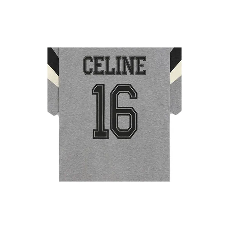 CELINE T-Shirts Men Gray-2