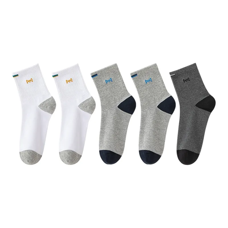 MIIOW Mid Calf Socks Men's 5 Pack-5