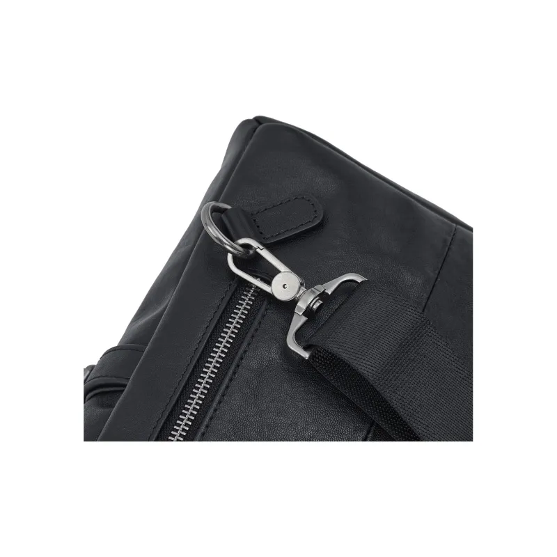 ROBERTA DI CAMERINO Cow Leather Sling Bag Men's Black-5