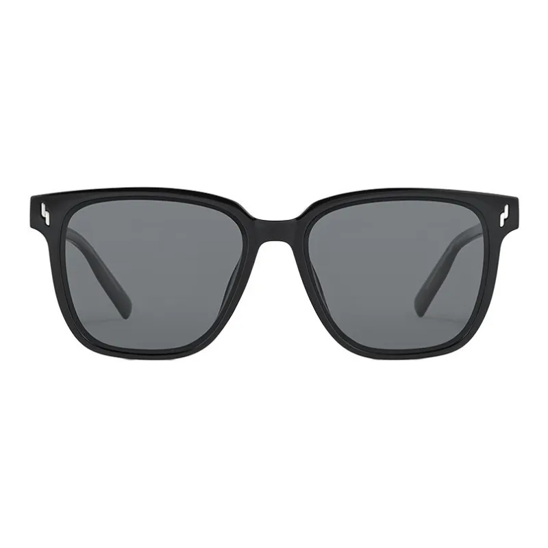 Sagawa Plate Frame TR/Memory Plastic Square Sunglasses Unisex-1