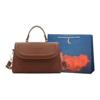 Elsvet PU Handbag Crossbody Bag Regular Women's Brown/White/Black/Khaki/Fuchsia
