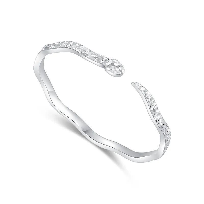 CHAOHONGJI Sterling Silver 990 Bangles Unisex-1