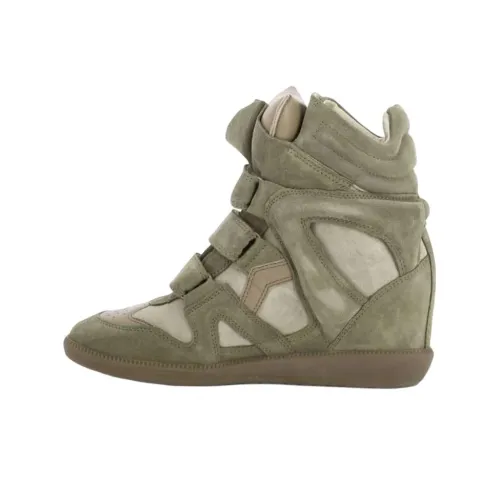 ISABEL Walking Bekett High-Top Skateboard Shoes Women's Green