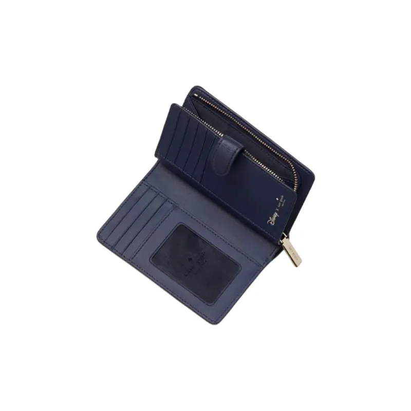 Kate Spade Disney, Collaboration Artificial Leather Wallet Women's Marine Blue-2