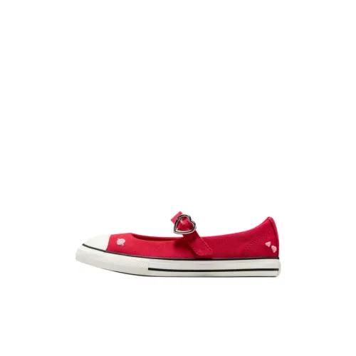 Converse Chuck Taylor All Star Anti Slip Wear Resistant Low Top Kids Canvas Shoes Red Kids'