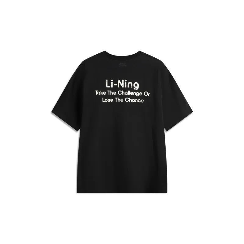 LiNing Sports Life Collection T Shirt Unisex Night Black-1