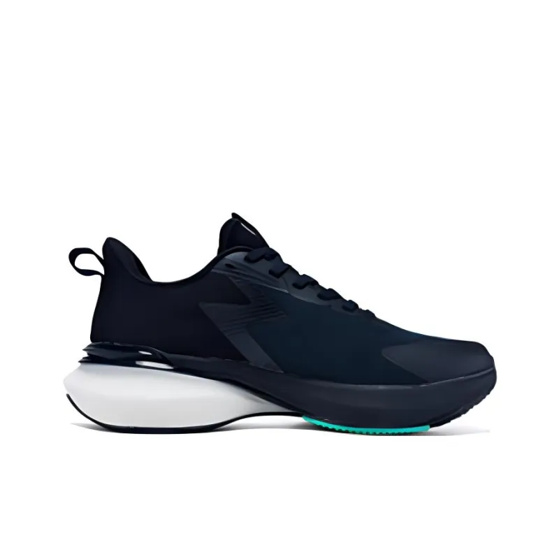 361° Wear-Resistant Low-Top Running Shoes Men's Black-1