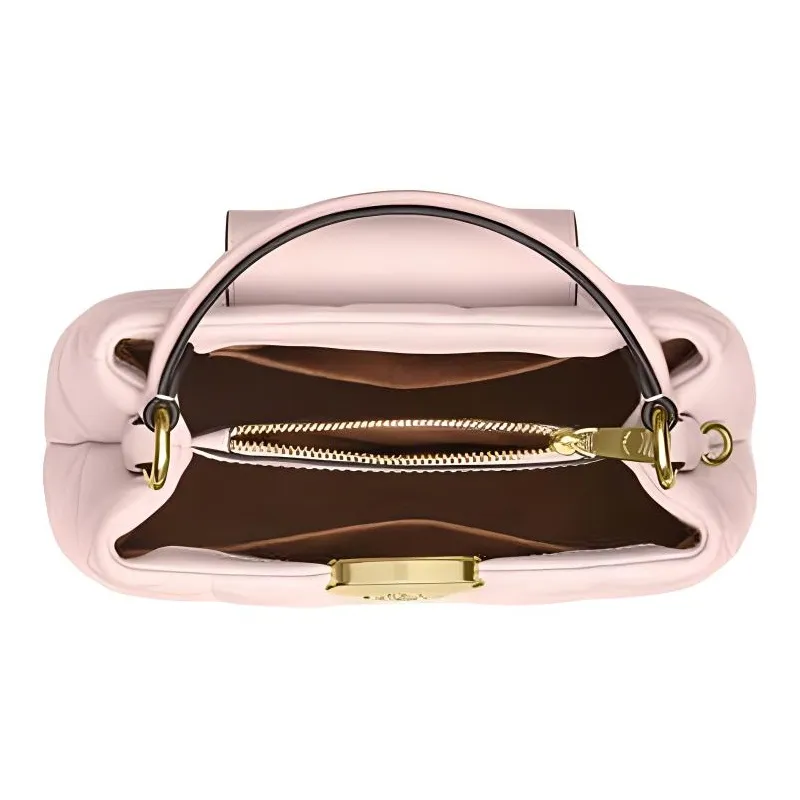 COACH Eliza Sheepskin Shoulder Bag, Crossbody Bag, Handbag Mini Women's Rouge Pink-3
