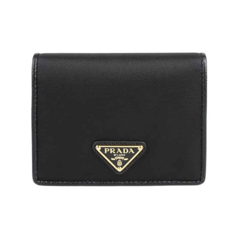 PRADA Nylon Wallet Women's Black-0