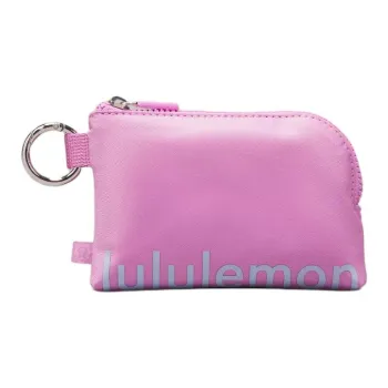 Lululemon Nylon Card Holder Women's Hydrangea Purple & Blue Linen