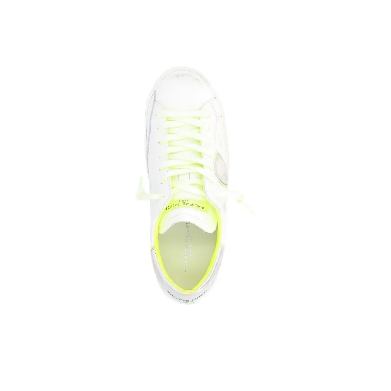 PHILIPPE MODEL Paris Low Top Skateboard Shoes Men's White-3