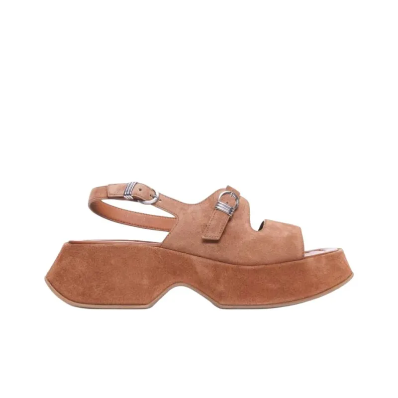Vic Matie Strap Sandals 6cm Women's Brown-1