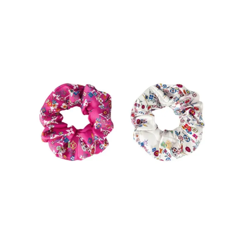 LOUIS VUITTON X Takashi Murakami Superflat Scrunchie-0