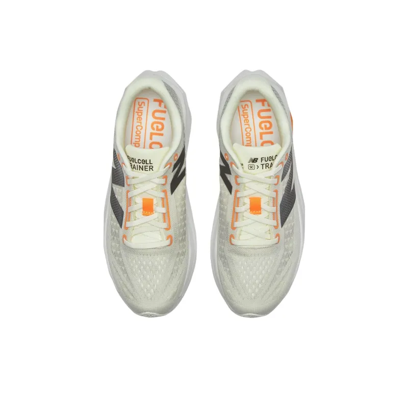 New Balance Anti Slip Wear Resistant Low Top Training Running Shoes Men's White 2E Width-2