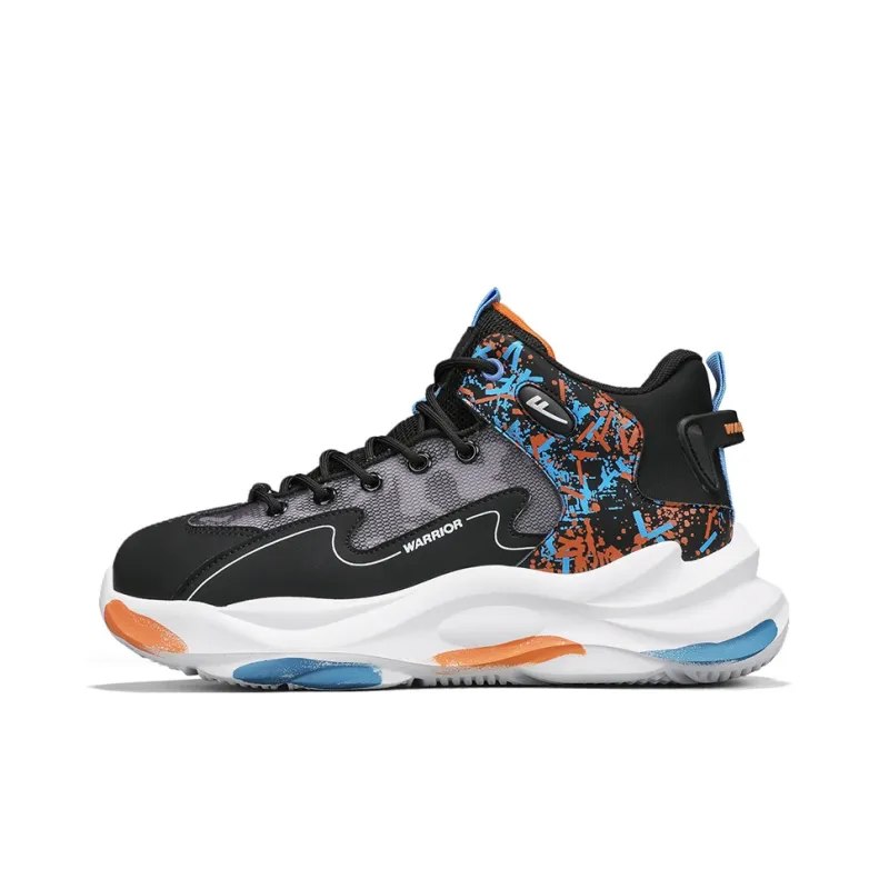 Warrior Cushioning Support Wear-Resistant Basketball Shoes Men's-14