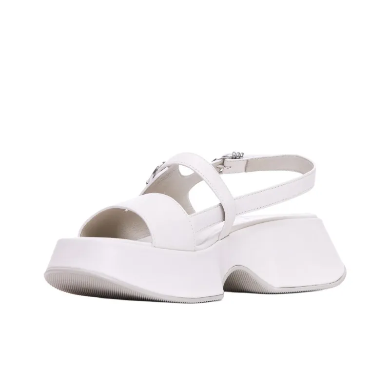 Vic Matie One Strap Sandals 6cm Women's White-2