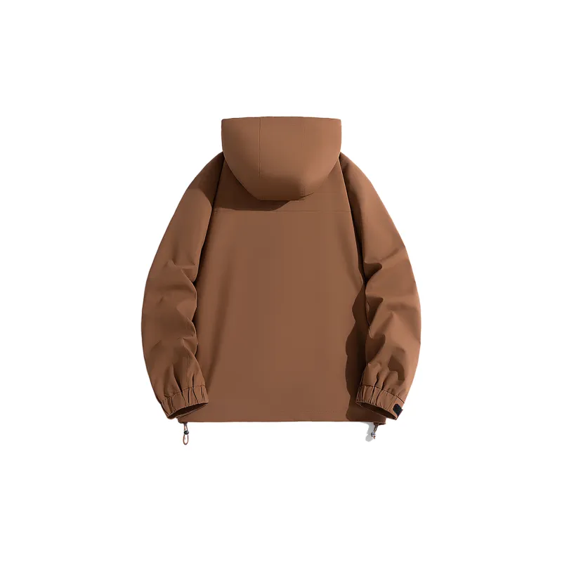 ROBINHOOD Water Resistant Windproof Breathable Warm Water Repellent Windbreaker Jacket Unisex-5