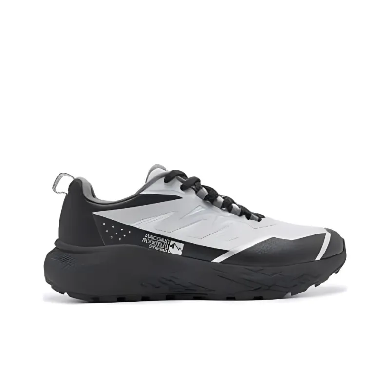 QIAODAN Anti Slip Wear Resistant Low Top Casual Shoes Men's Silver Black-1