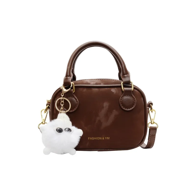 LUVISTRUE PU Handbag Shoulder Bag Crossbody Bag Medium Size Women's Black/Beige/Silver/Coffee/Pink-15