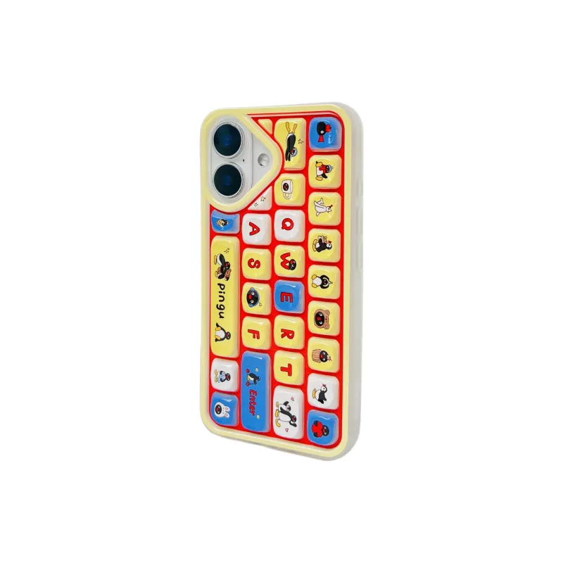 Wei Xin TPU Material Penguin Snake Phone Cases Compatible With IPhone 16/15 Pro Max/Apple 13/14 Pro Max Collection-13