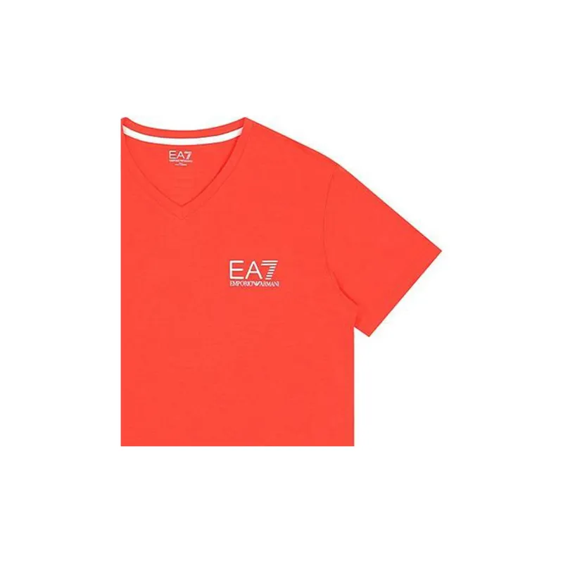 EMPORIO ARMANI EA7 T Shirts Women's Orange-4