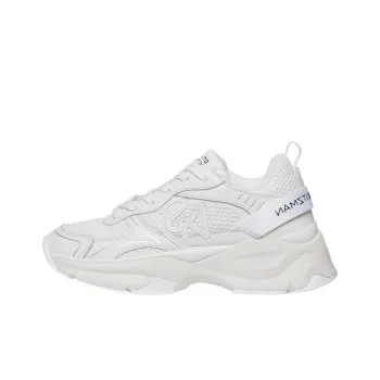 Stuart Weitzman/SW Trainer Low Top Casual Shoes Women's White