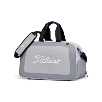 TITLEIST Polyurethane Handbag Unisex Gray/White