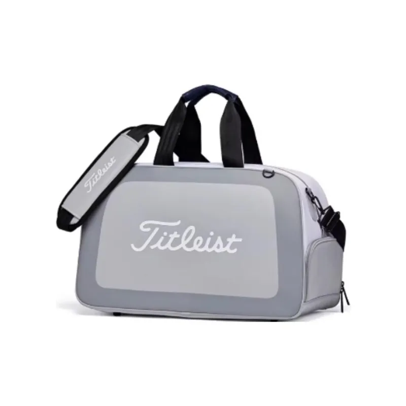 TITLEIST Polyurethane Handbag Unisex Gray/White-0